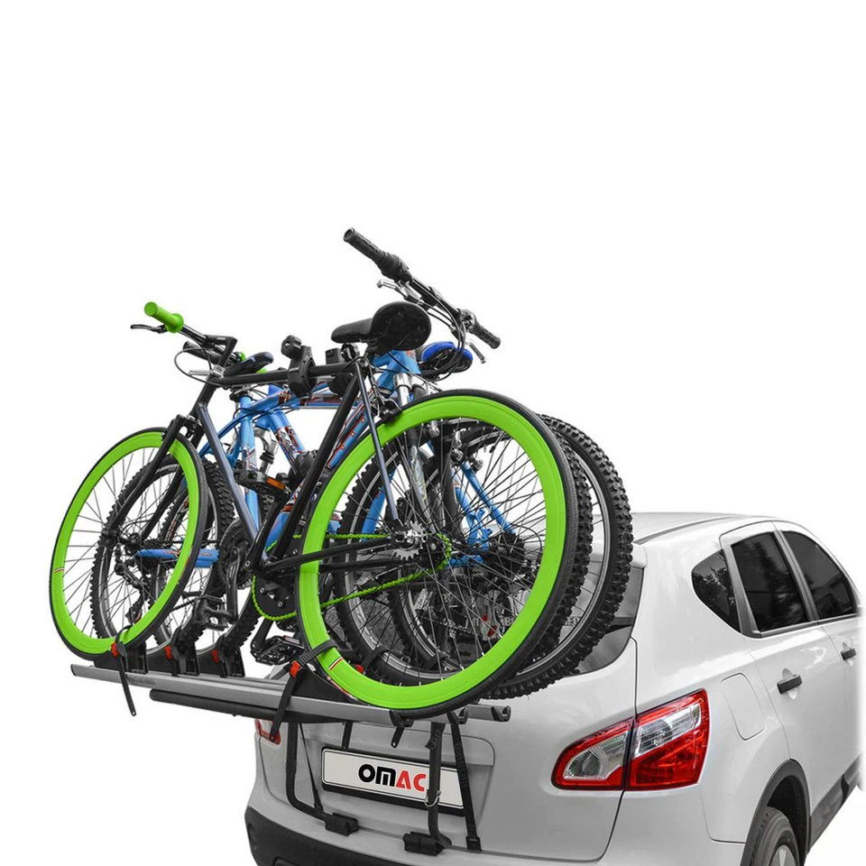 OMAC Heckfahrradträger Audi A4 Avant Heckklappe für 3 Fahrräder E Bike faltbar abnehmbar