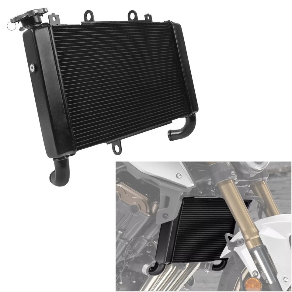 Zaddox Wasserkühler Motor-Schutzhülle für Honda CB / CBR 650 R 19-25 VS1 schwarz