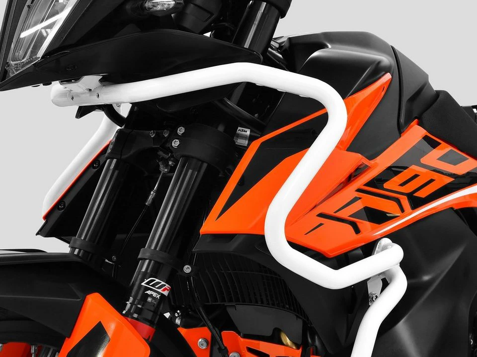 ZIEGER Motor-Schutzhülle Sturzbügel Verkleidung KTM 790 Adventure R weiß