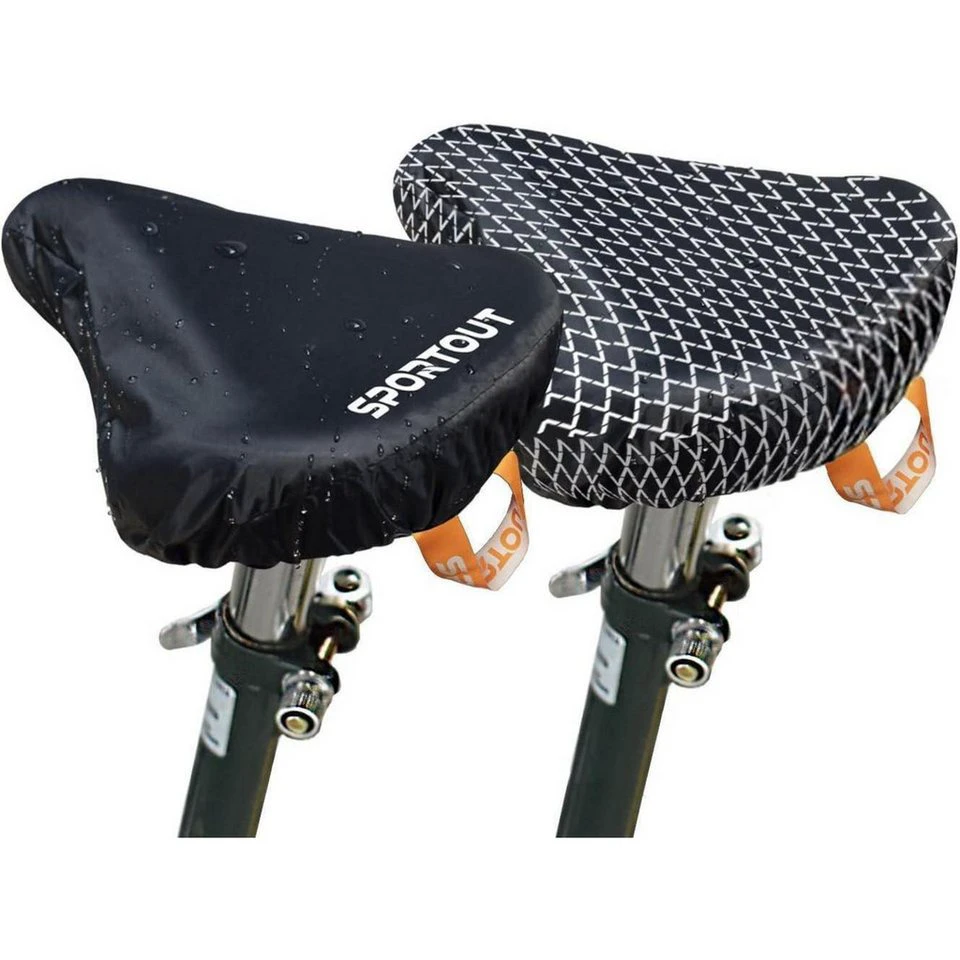Sportout Sattelbezug 2er Set Fahrrad wasserdicht elastisch