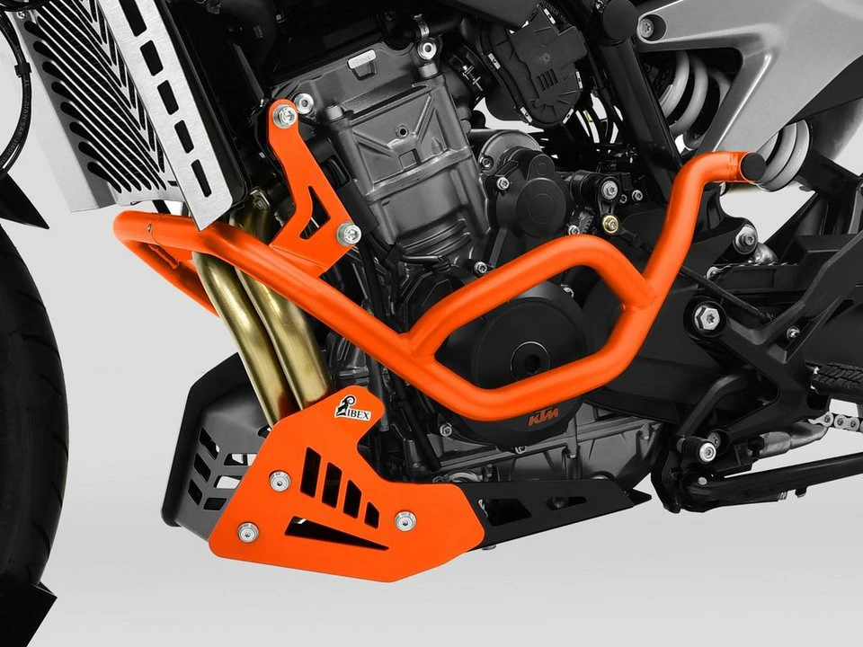 ZIEGER Motor-Schutzhülle Sturzbügel kompatibel mit KTM 790 890 Duke orange