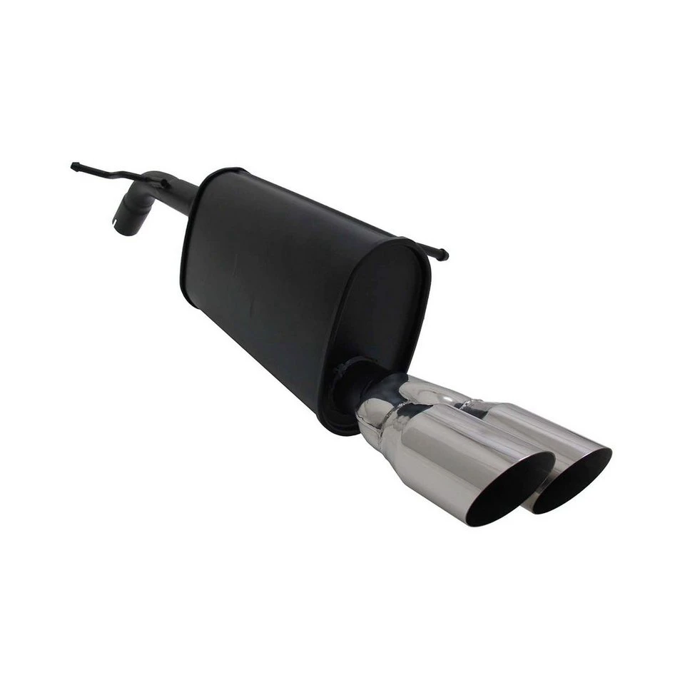 OMAC Novus Sportendschalldämpfer Peugeot 207 2x76mm Edelstahl-Endrohr EG-Genehmigung