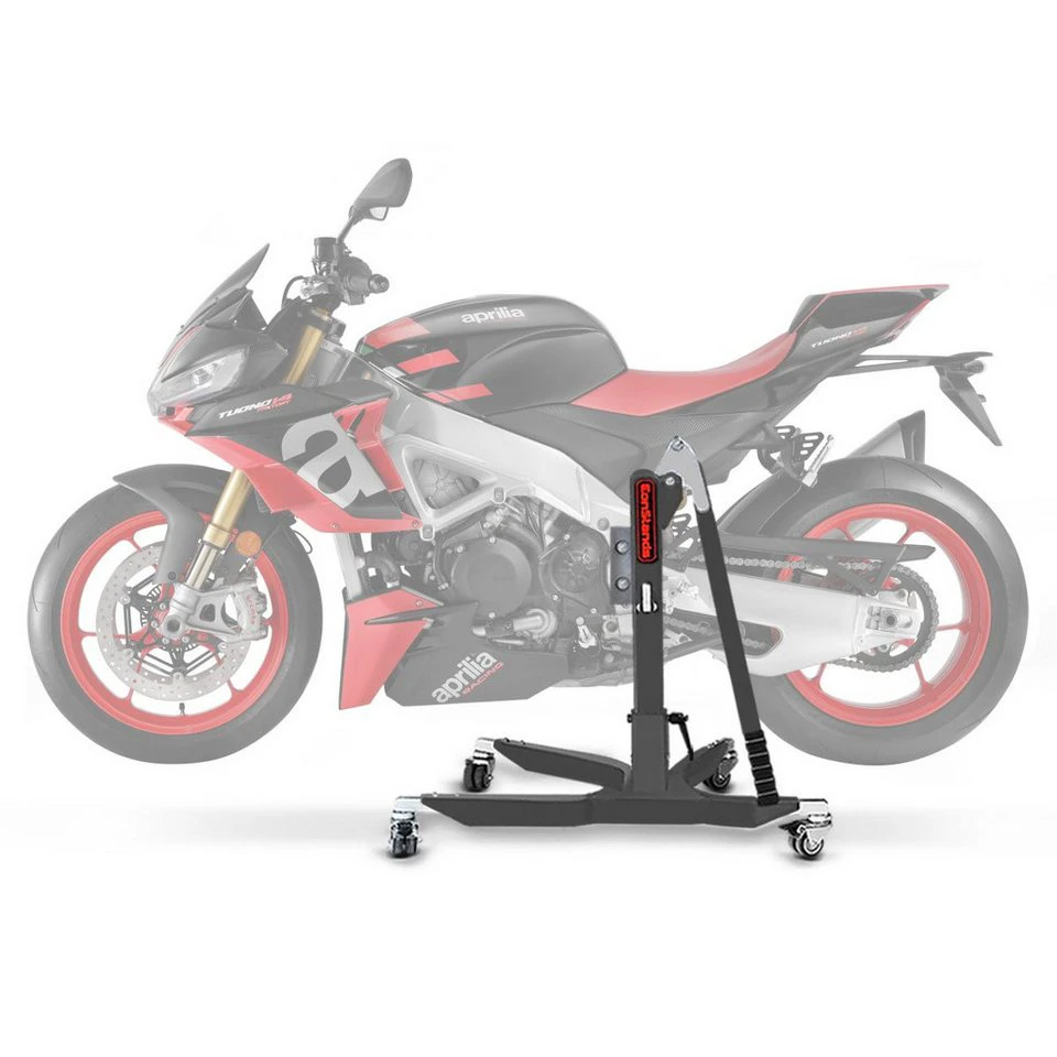 ConStands Motorradheber CS Power Classic-Zentralständer Aprilia Tuono V4 Factory 2021 Grau