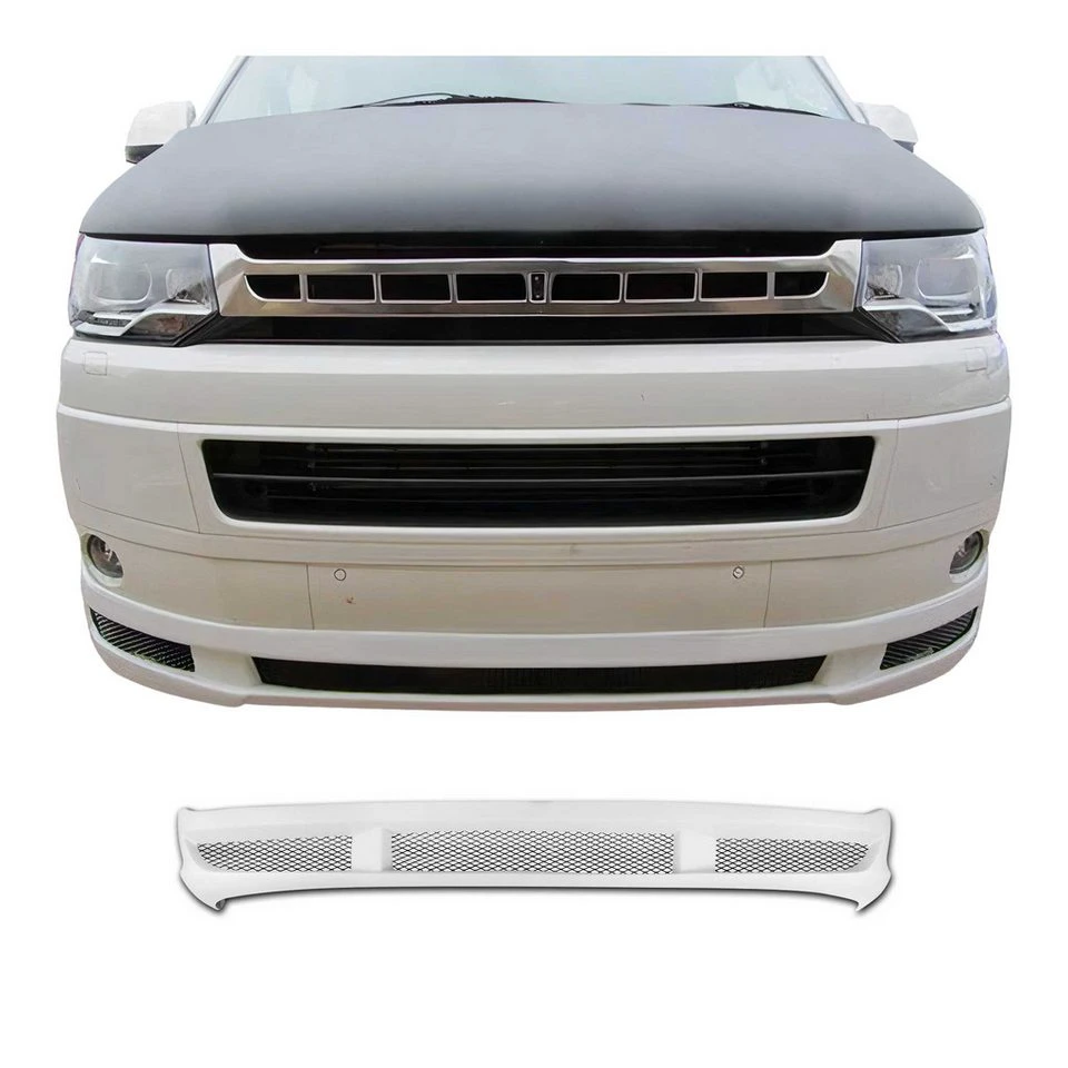 OMAC Heckstoßstange Heckspoiler Heckflügel VW Multivan T5 Caravelle 2003-2010 Silber 1-St.