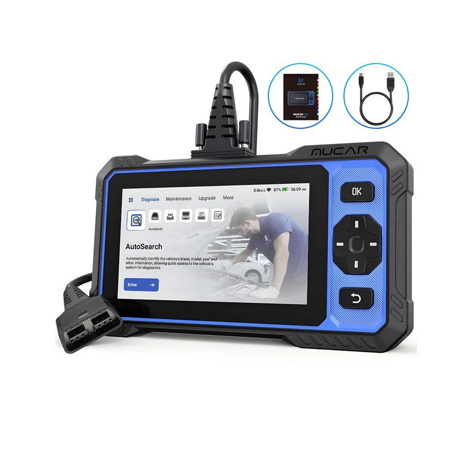 MUCAR 632 OBD2 Diagnosegerät CAN-FD bidirektionale Tests WLAN-Update Touchscreen Komplettset