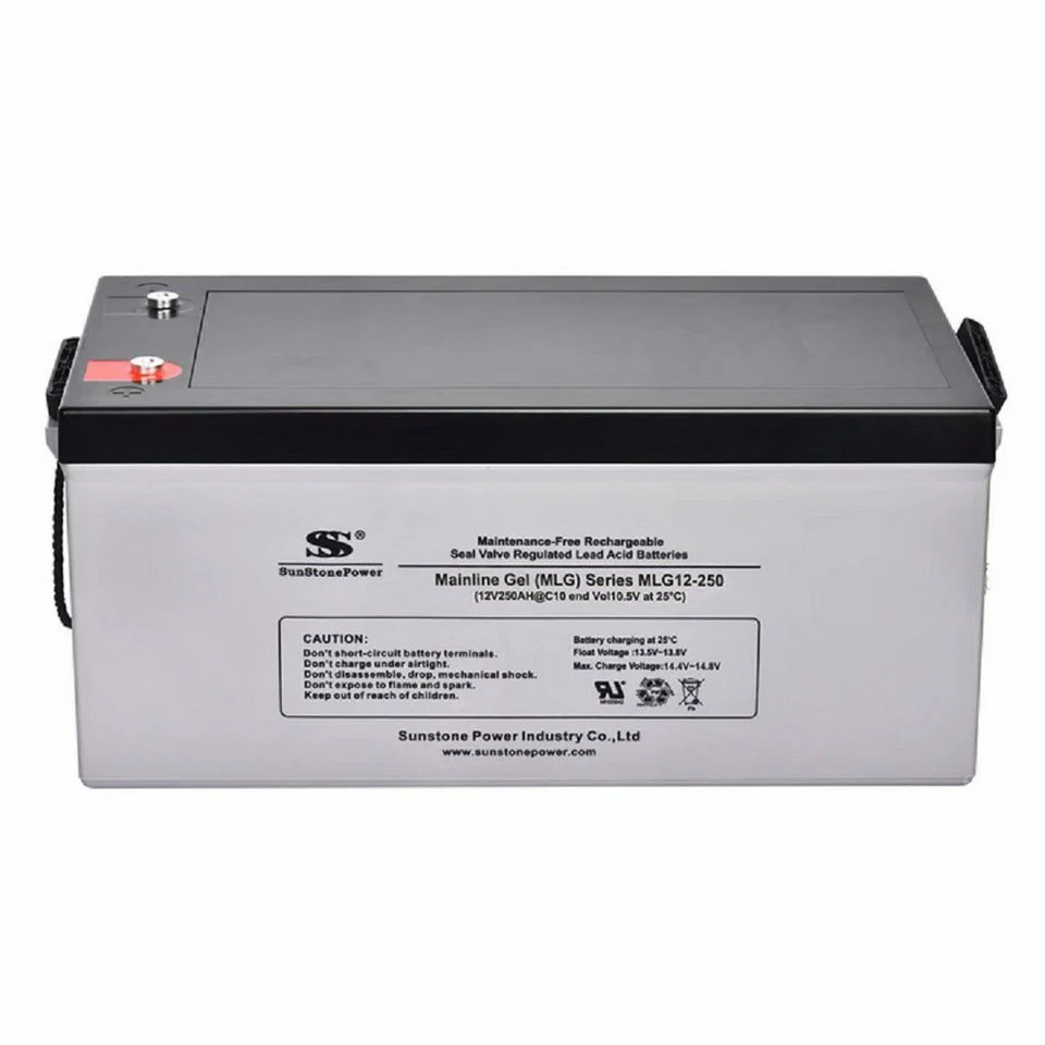 Sunstone Power Gel-Akkumulator 12V 250AH (10hr) Photovoltaik USV Alarm wartungsfrei