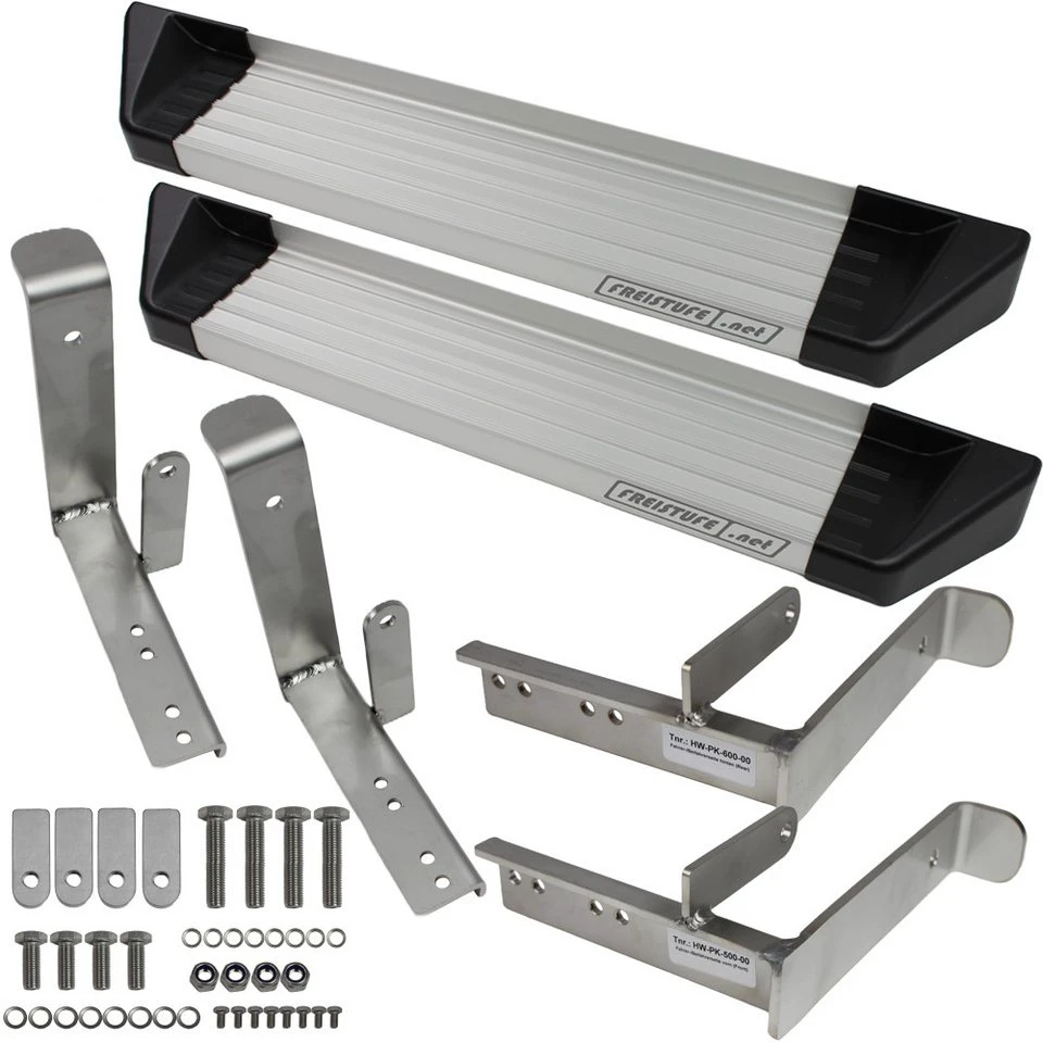 Packonzept Trittstufen Mercedes Benz Sprinter ab 2006 Volkswagen Crafter 2006-2016 Edelstahl ABE