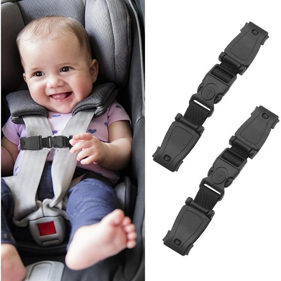 LuxusKollektion Abschnallschutz Kindersitz 2 Stück Autositz Brustgurt Clip Gurt