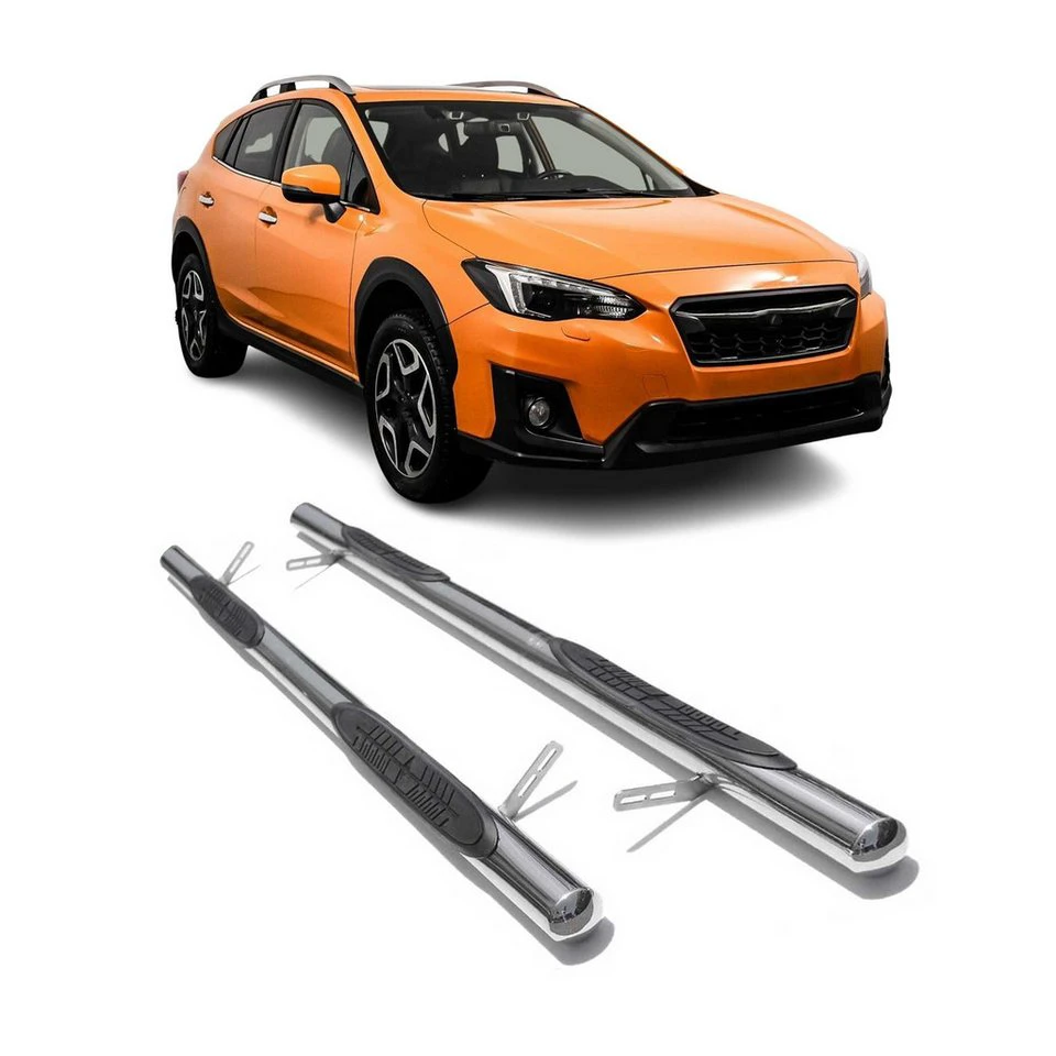 OMAC Trittbretter Edelstahl für Subaru XV 2012-2025 2-tlg. Stahl