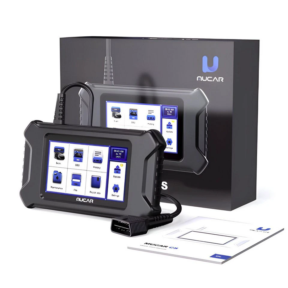 MUCAR Kfz-Diagnosegerät OBD2 Scanner Touch Komplett-Set lebenslange Updates Fehlercodelexikon