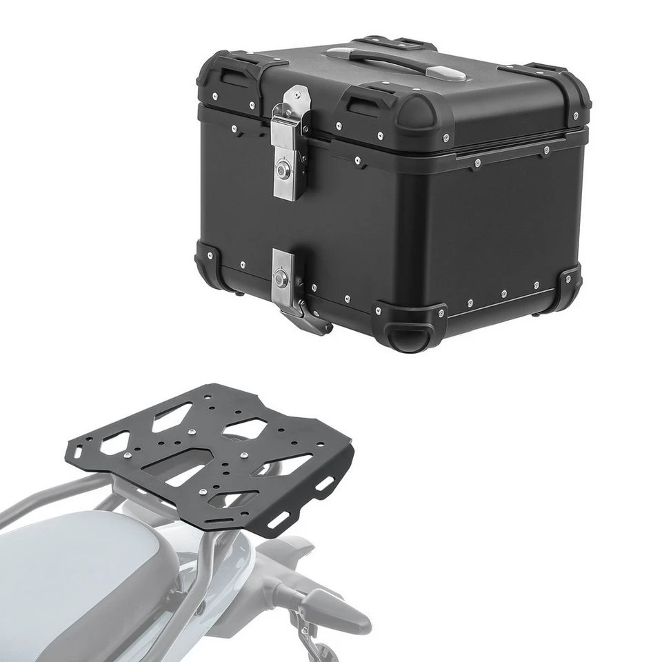 Bagtecs Topcase Set Alu Topcase Gepäckbrücke Royal Enfield Himalayan 450 24-25 X