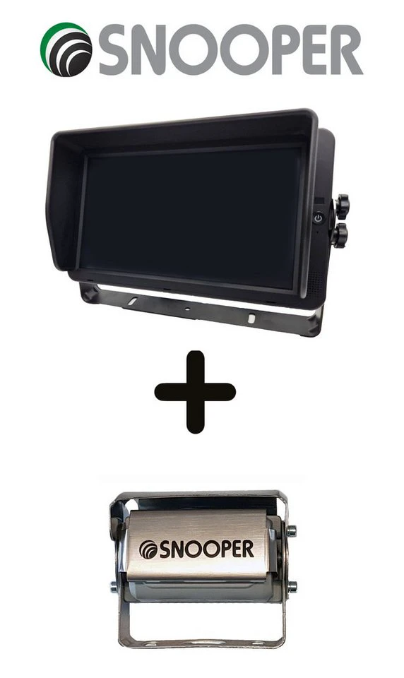 Snooper BU-MK16 Rückfahrkamera 10,1 Zoll AHD Monitor 4 Kameraeingänge Touchscreen
