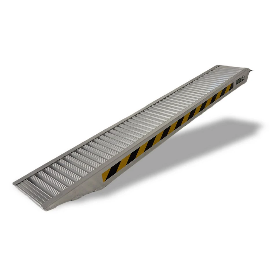 TRUTZHOLM Auffahrrampe Schwerlast 212 cm 1900 kg Aluminium silber