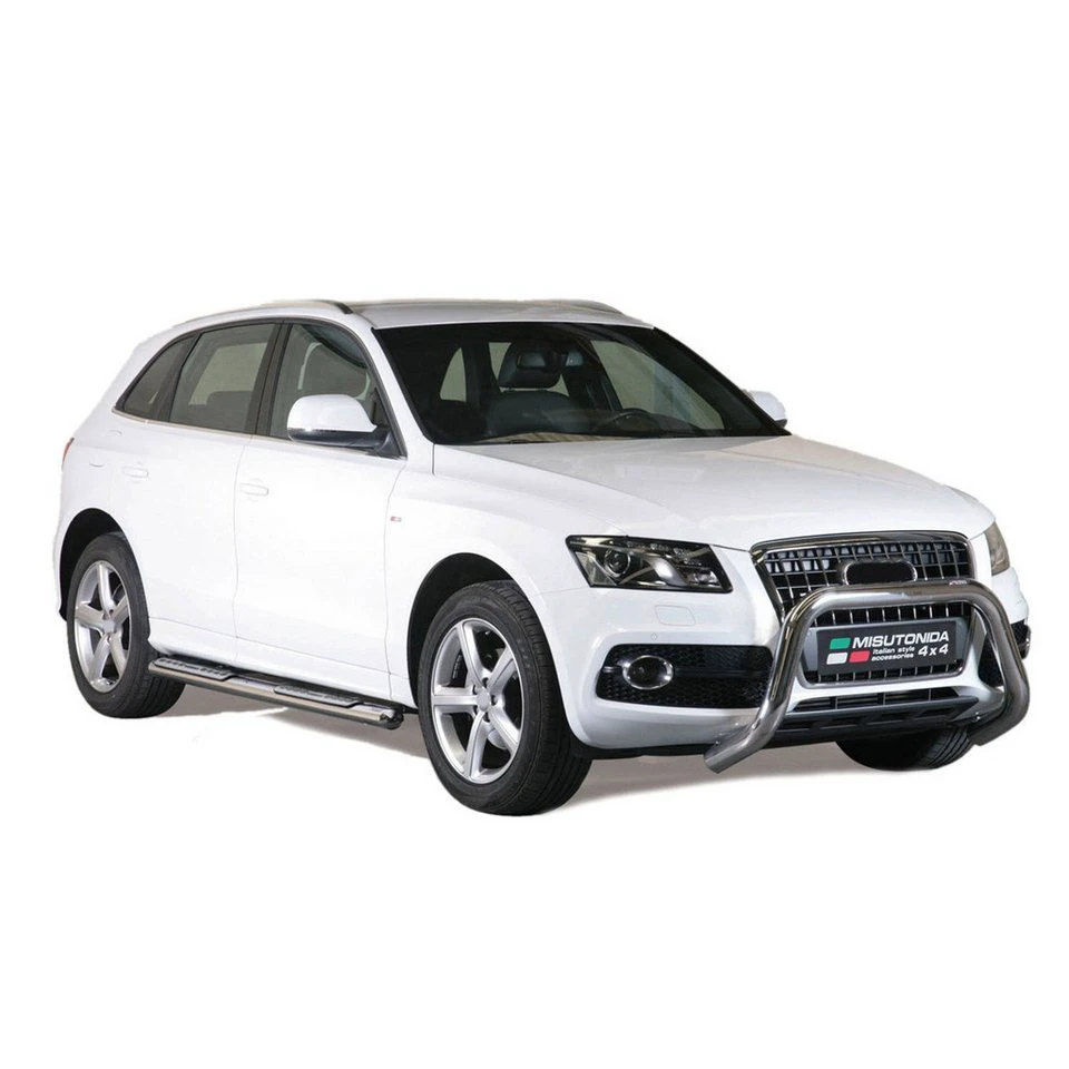 OMAC Trittbretter Audi Q5 8RB 2008-2017 Silber 2-tlg. Edelstahl AISI 304