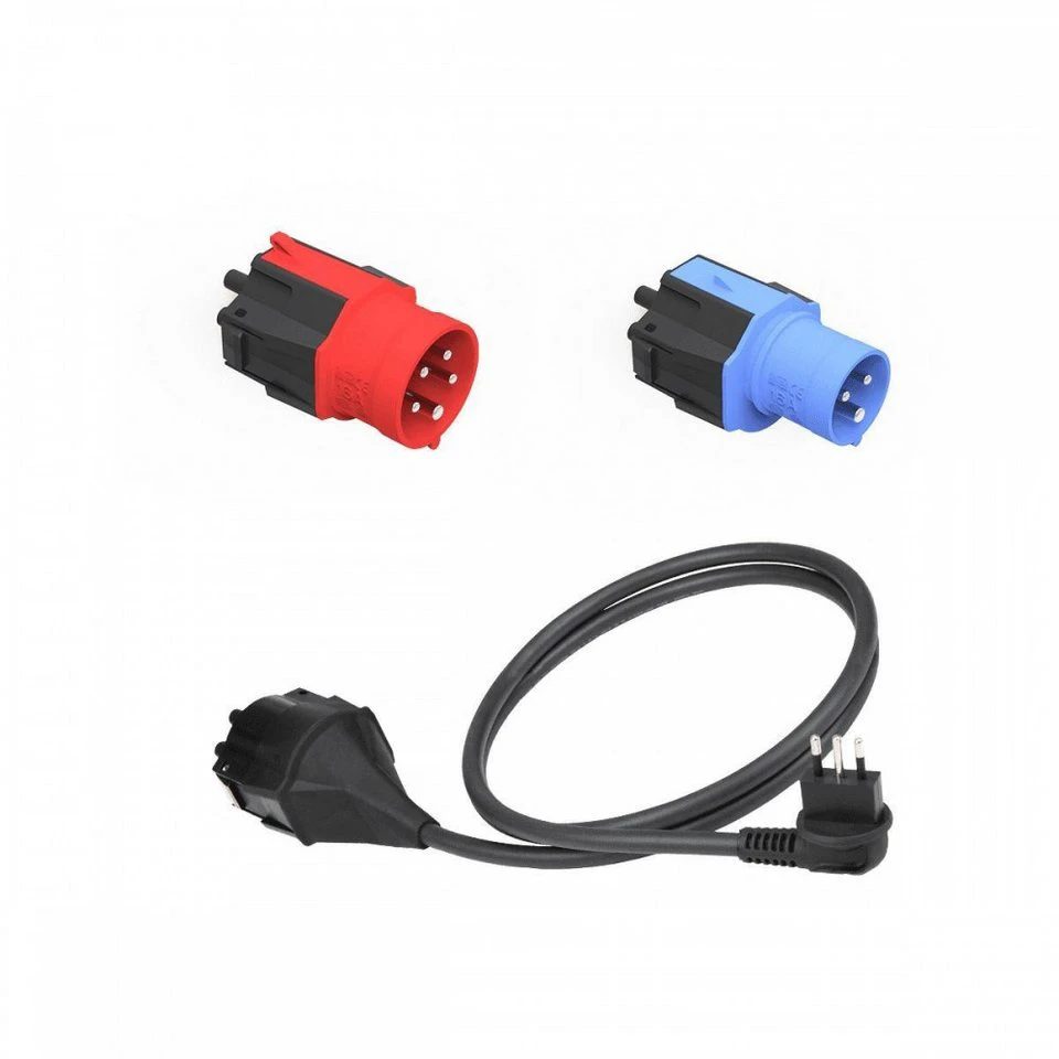NRGkick Steckeraufsatz Set Standard (IT) Elektro-Kabel robuste langlebige Bauweise