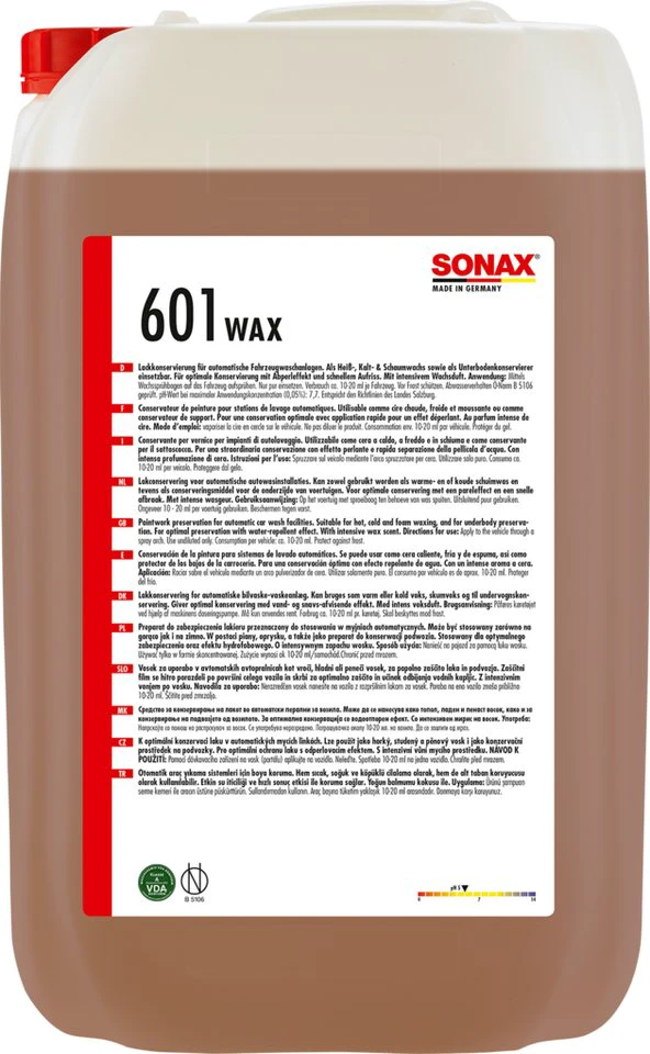 Sonax BrillantWachs mit Wachsduft 25 L Auto-Reinigungsmittel