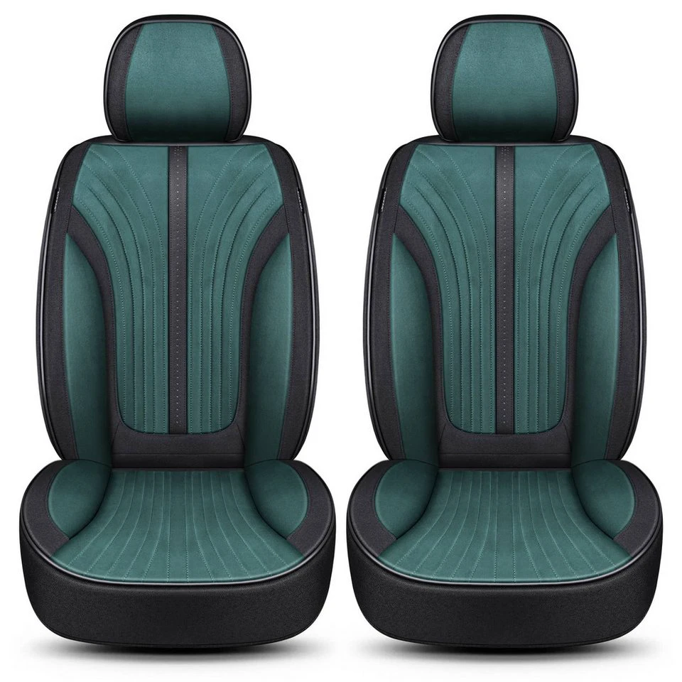 BREMER SITZBEZÜGE Autositzbezug Alfa Romeo Giulia ab 2016 V4 Set 2-tlg. Schwarz Grün