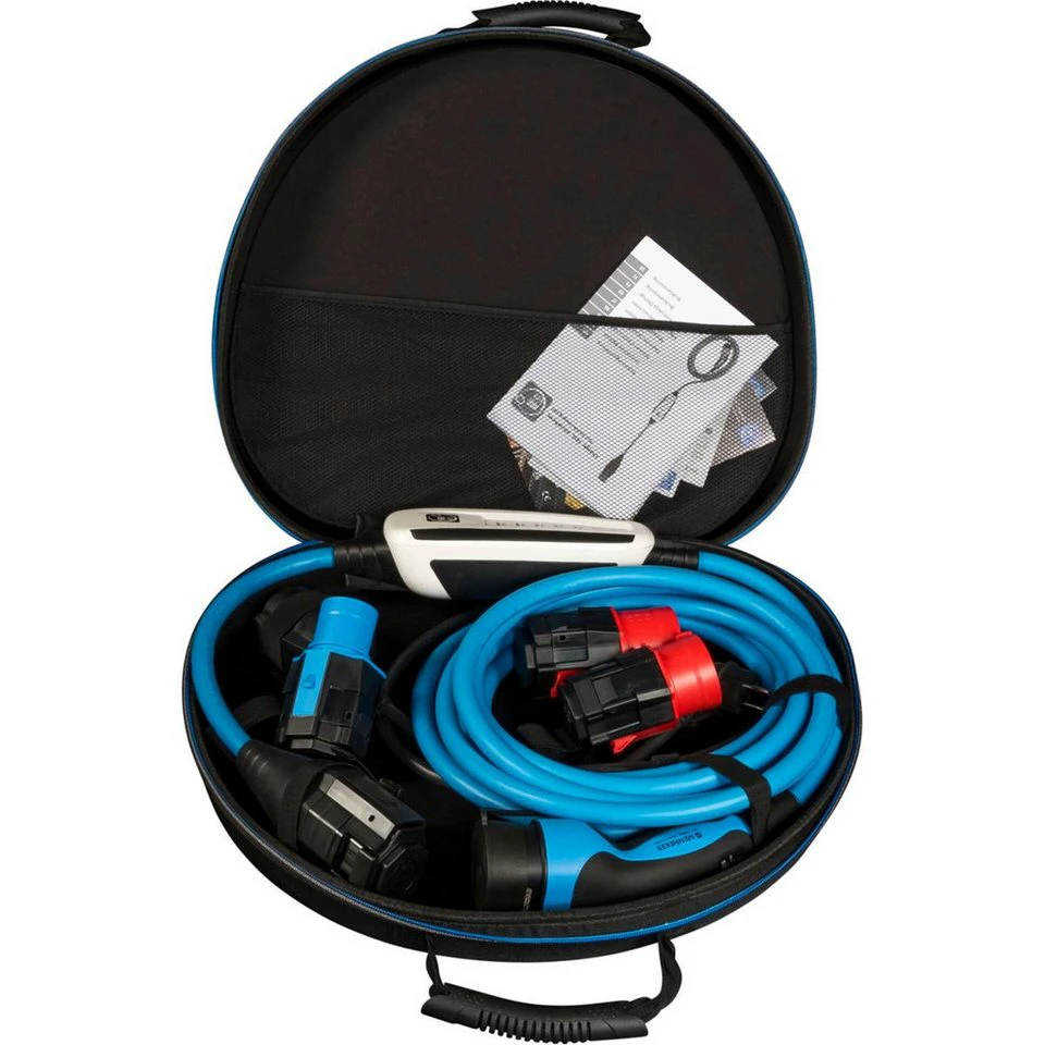 NRGkick Elektroauto-Ladestation 32A 7,5m Set Optimal GSM WLAN inkl. Adapter und Tasche