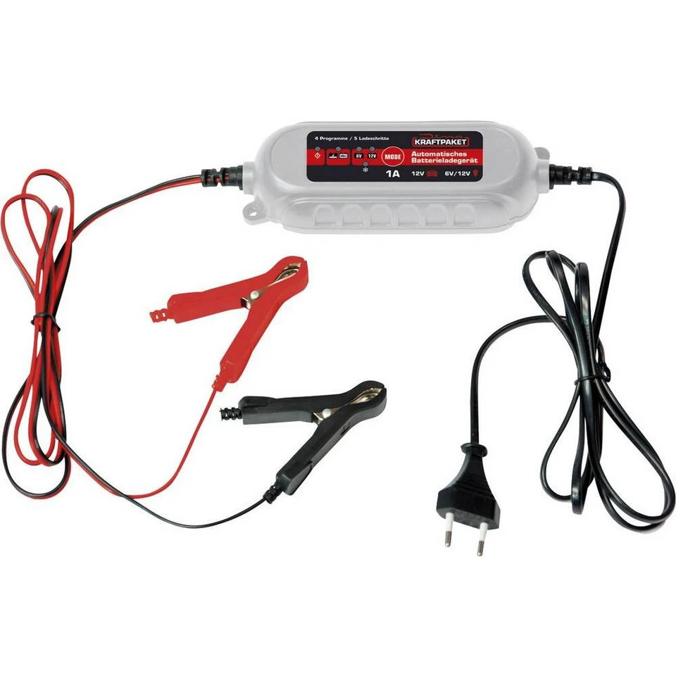 Dino KRAFTPAKET Automatikladegerät 136314 Autobatterie-Ladegerät 6V 12V 5-Schritt