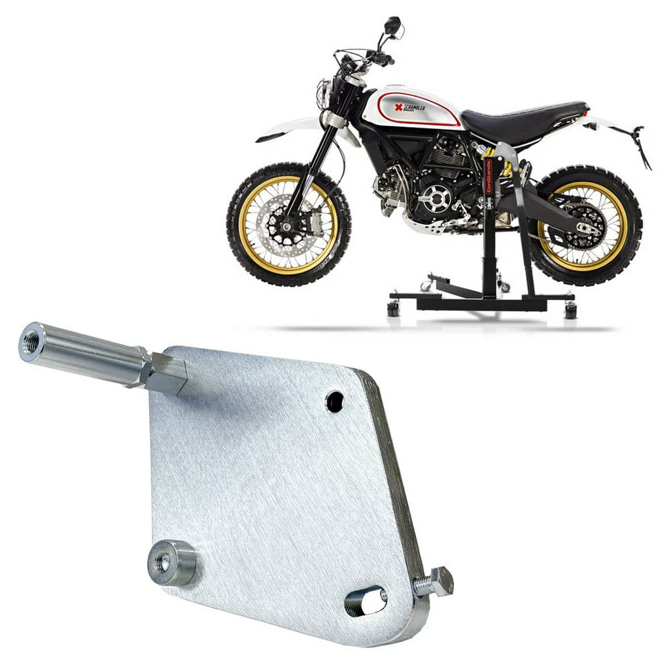 ConStands Motorradheber Adapterplatte Power Classic / Evo für Ducati Scrambler Desert Sl
