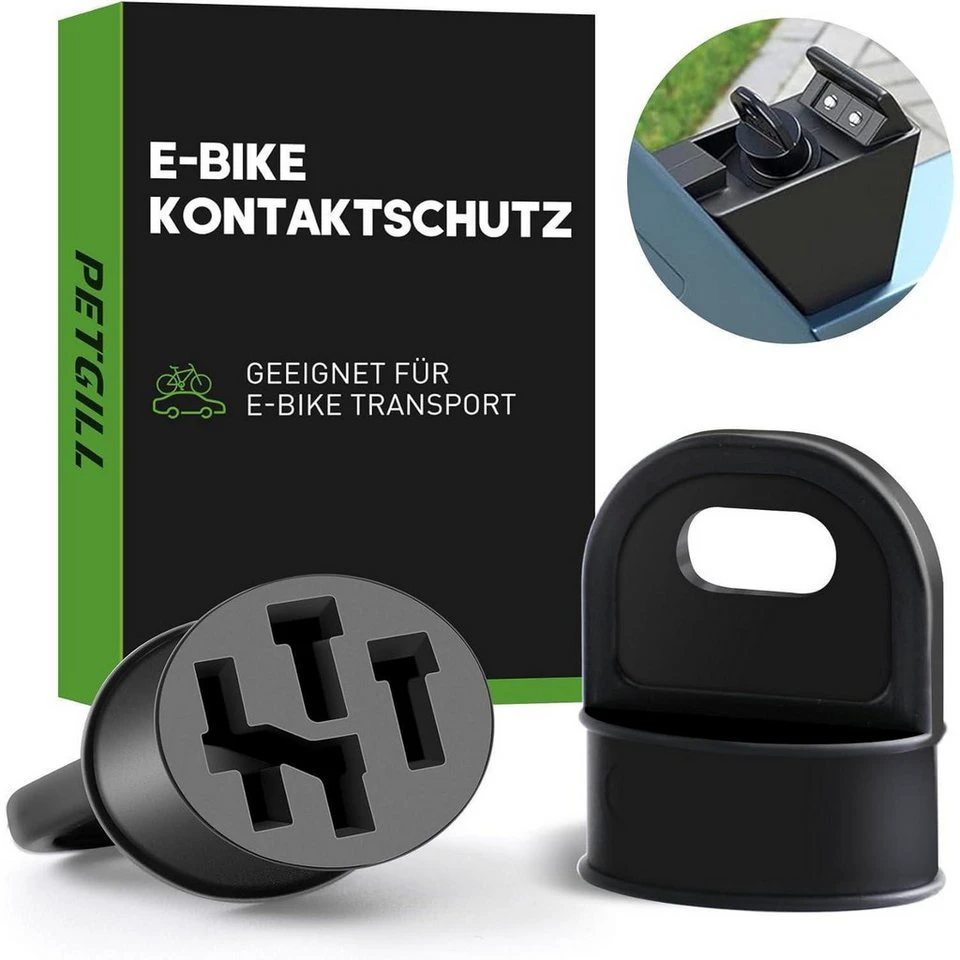 PETGILL Schutzhülle Batterieanschluss Bosch E-Bike 2er Set wasserdicht staubdicht