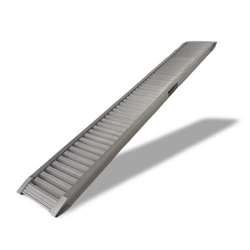 TRUTZHOLM Auffahrrampe 200 cm 1.000 kg Aluminium silber