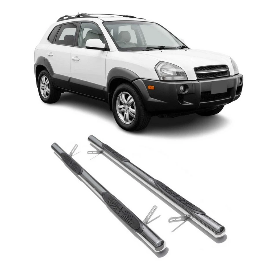 OMAC Trittbretter Stahl Hyundai Tucson 2004-2010 2-tlg. fahrzeugspezifisch