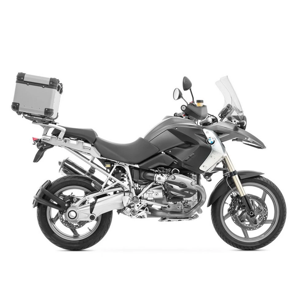 Bagtecs Topcase Set XS45 Alu Gepäckbrücke BMW R 1200 GS 04-12 silber DPL
