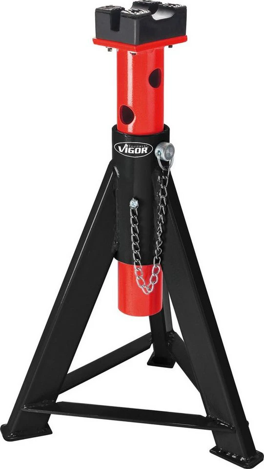 VIGOR Unterstellbock V2648 Tragkraft 6 t höhenverstellbar Gummiauflage