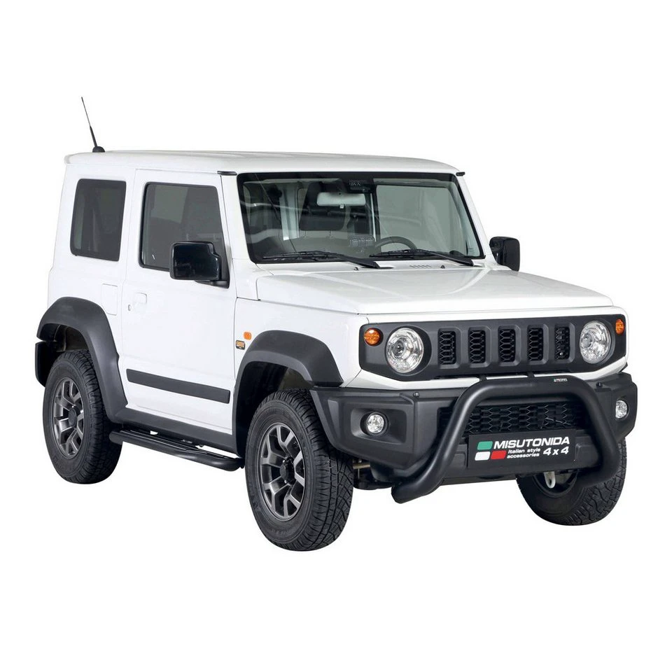 OMAC Frontstoßstange Frontbügel Suzuki Jimny 2018-2025 ø76mm Stahl Schwarz