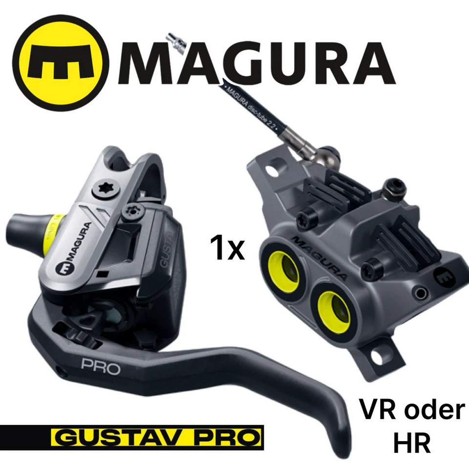 Magura Gustav Pro (2.0) Scheibenbremse MTB eMTB Gravity Freeride Downhill Schwarz