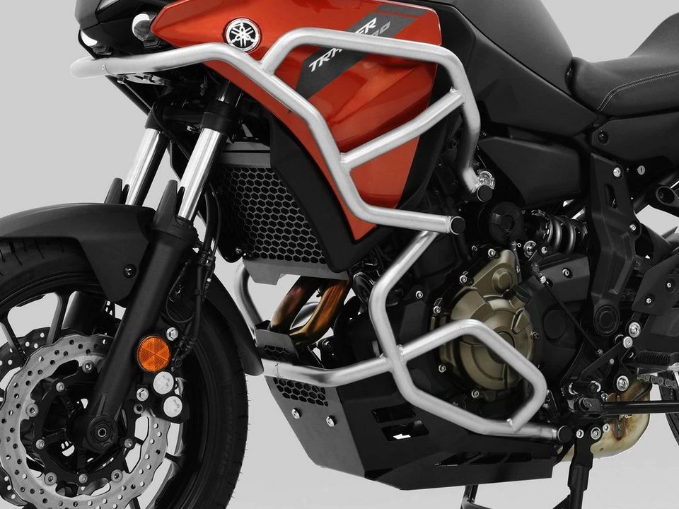 ZIEGER Sturzbügel-Set kompatibel mit Yamaha Tracer 7 XSR700 silber