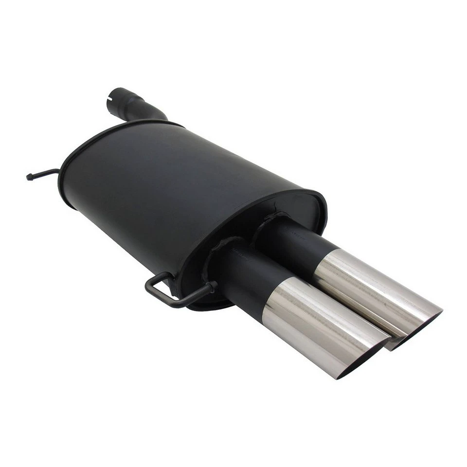 OMAC Novus Sportendschalldämpfer BMW E60 2x76 mm Edelstahl-Endrohre EG-Betriebserlaubnis