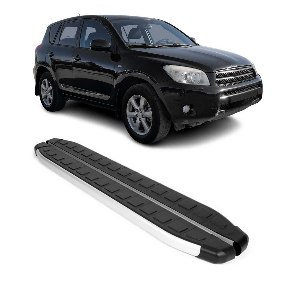 OMAC Trittbretter Aluminium Toyota RAV4 2005-2012 2-tlg. rutschfest
