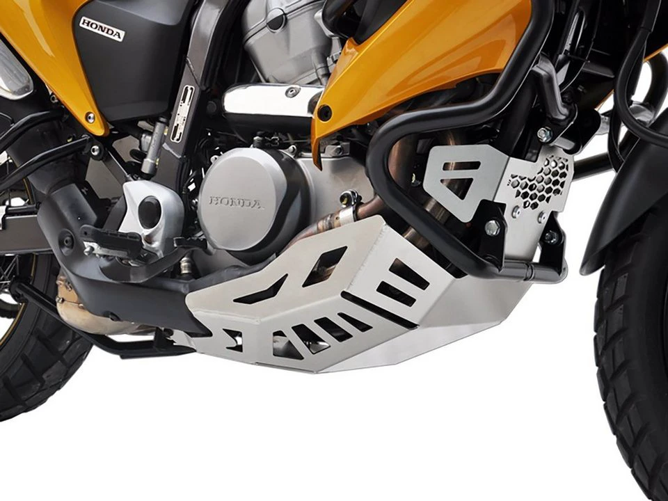 ZIEGER Motorschutz XL 700 V Transalp Honda silber Aluminium 3 mm