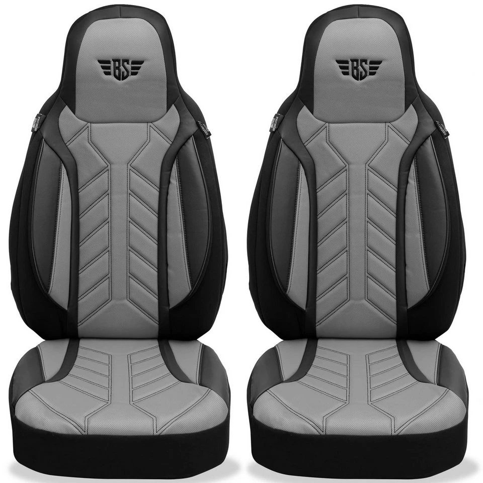 BREMER SITZBEZÜGE Autositzbezug Adria Compact Axess Plus Supreme DPL501 2-tlg. Schwarz/Grau