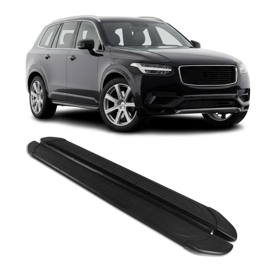 OMAC Trittbretter Volvo XC90 2015-2025 Aluminium 2tlg. rutschfest