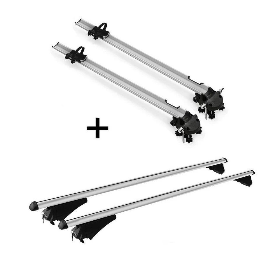 VDP Dachfahrradträger Bike Pro 2x mit Relingträger Tiger XL Audi Q3 8U ab 2011