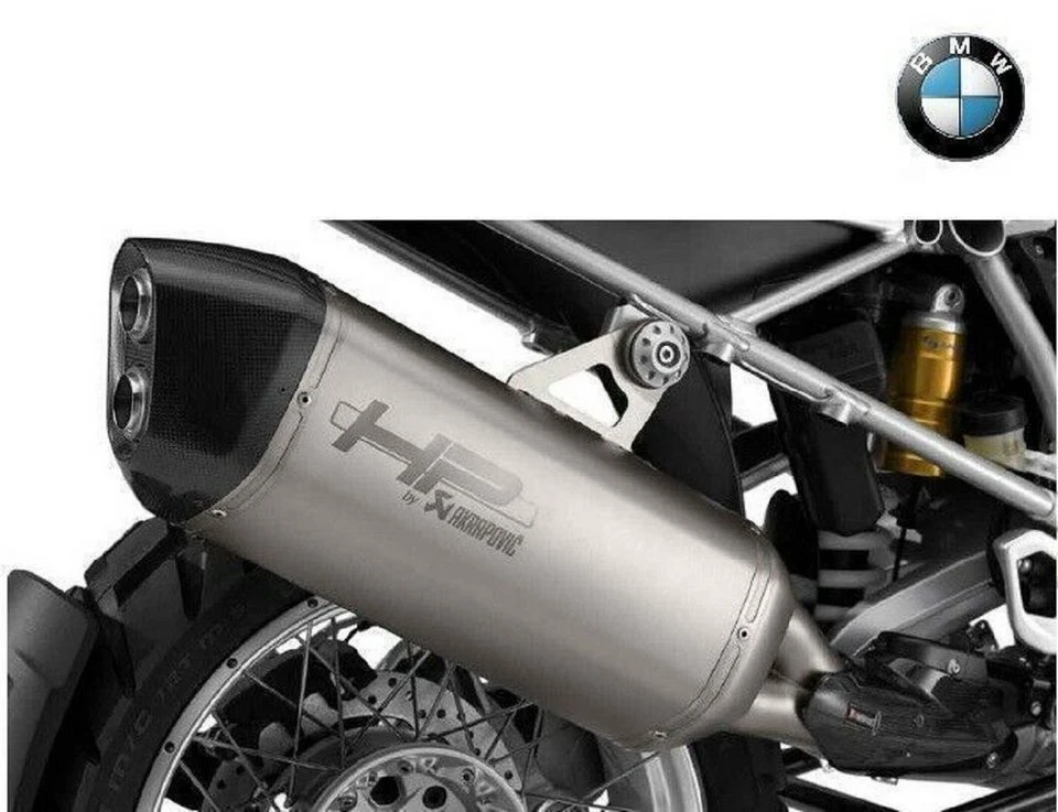 BMW HP Sportschalldämpfer Akrapovic R 1200 GS K50 K51 R 1250 GS Titan Carbon Euro4