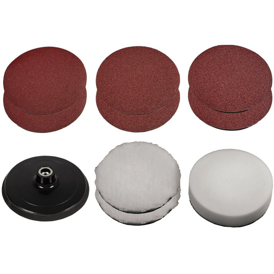 Einhell Teller-/Polier-/Schleifblatt-Set 2093245 150mm für Polier- und Schleifmaschinen
