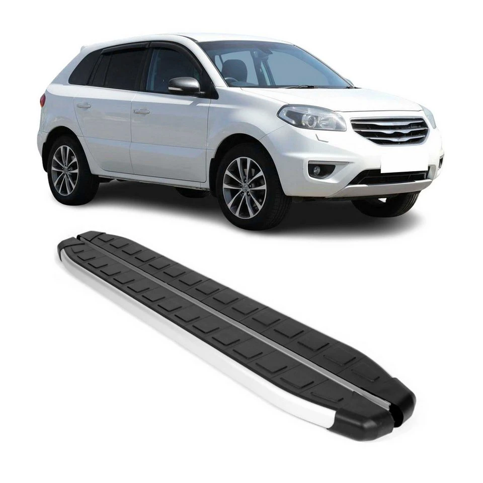 OMAC Trittbretter Renault Koleos 2008-2015 Aluminium 2-teilig rutschfest