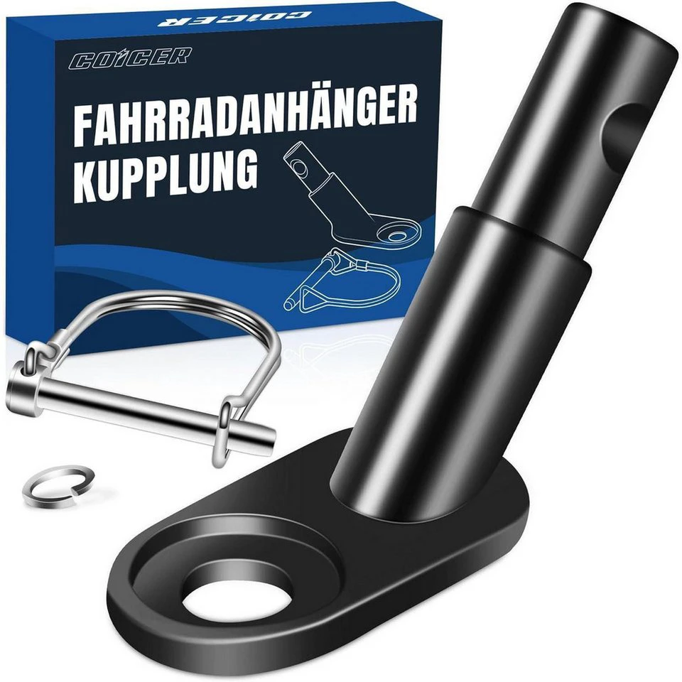 LuxusKollektion Fahrradanhänger Kupplung Anhängerkupplung Adapter Sicherungsstift