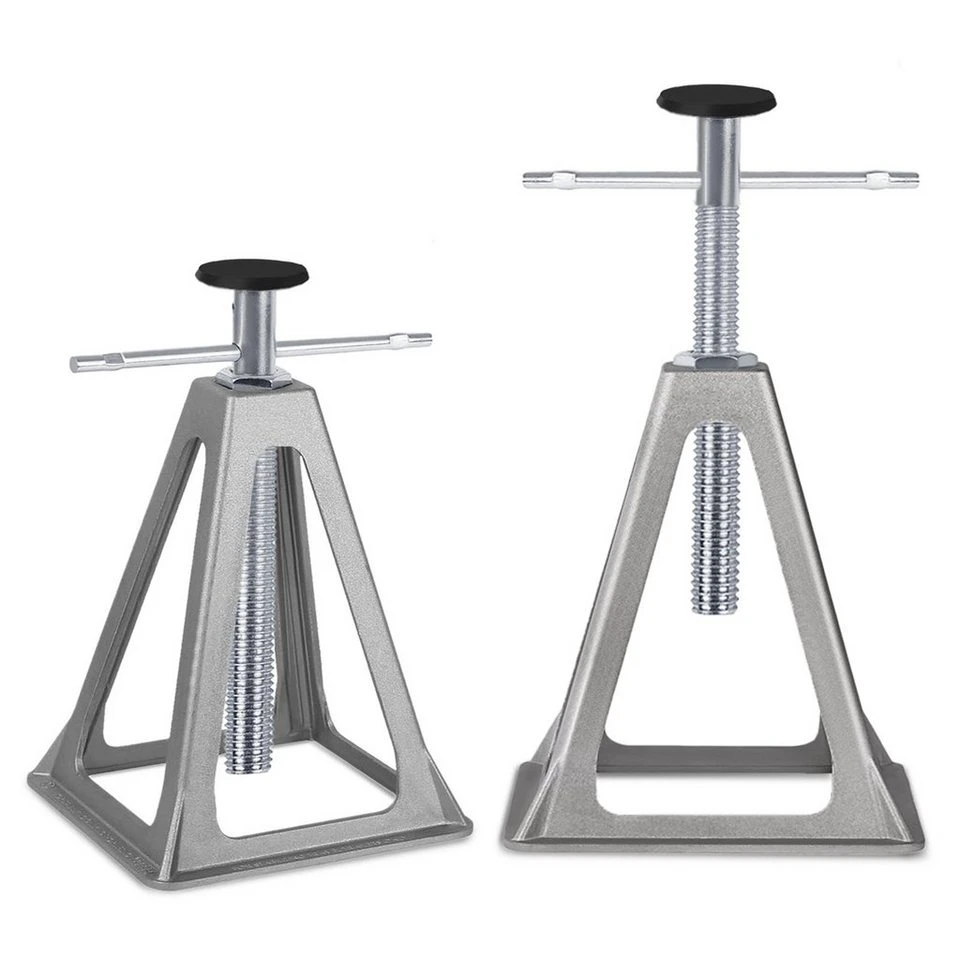 AUFUN Unterstellbock 2 Stück höhenverstellbar Wohnwagen Wohnmobil 1000 kg 28-43 cm