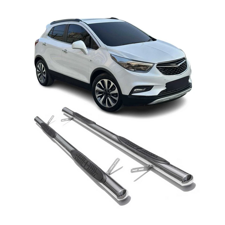 OMAC Trittbretter für Opel Mokka Edelstahl 2-teilig