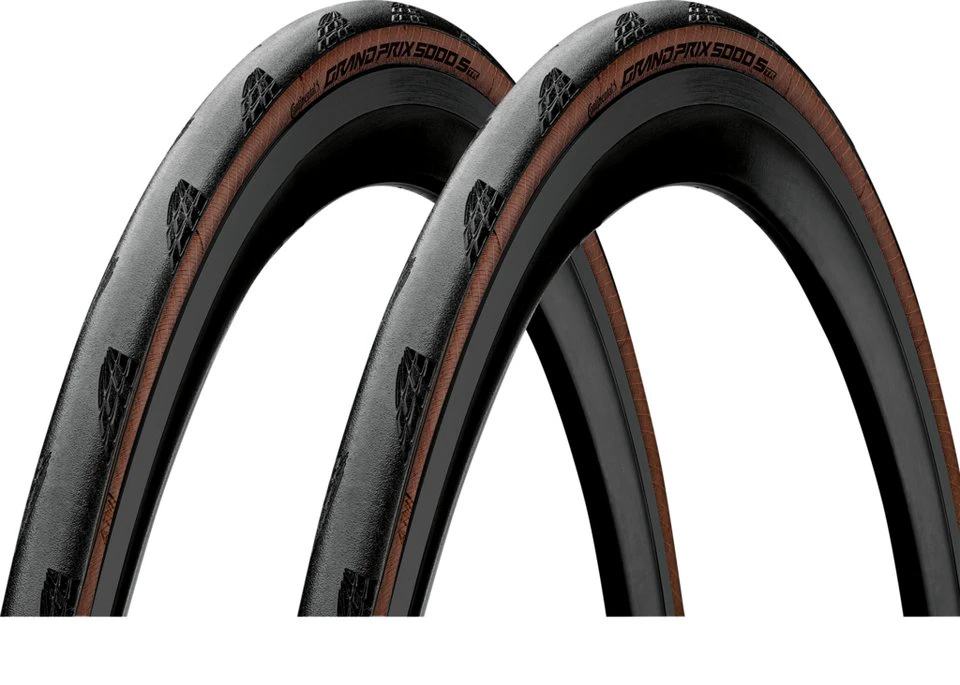 CONTINENTAL Grand Prix 5000S TR 2x 25-622 BlackChili Faltreifen Tubeless Ready