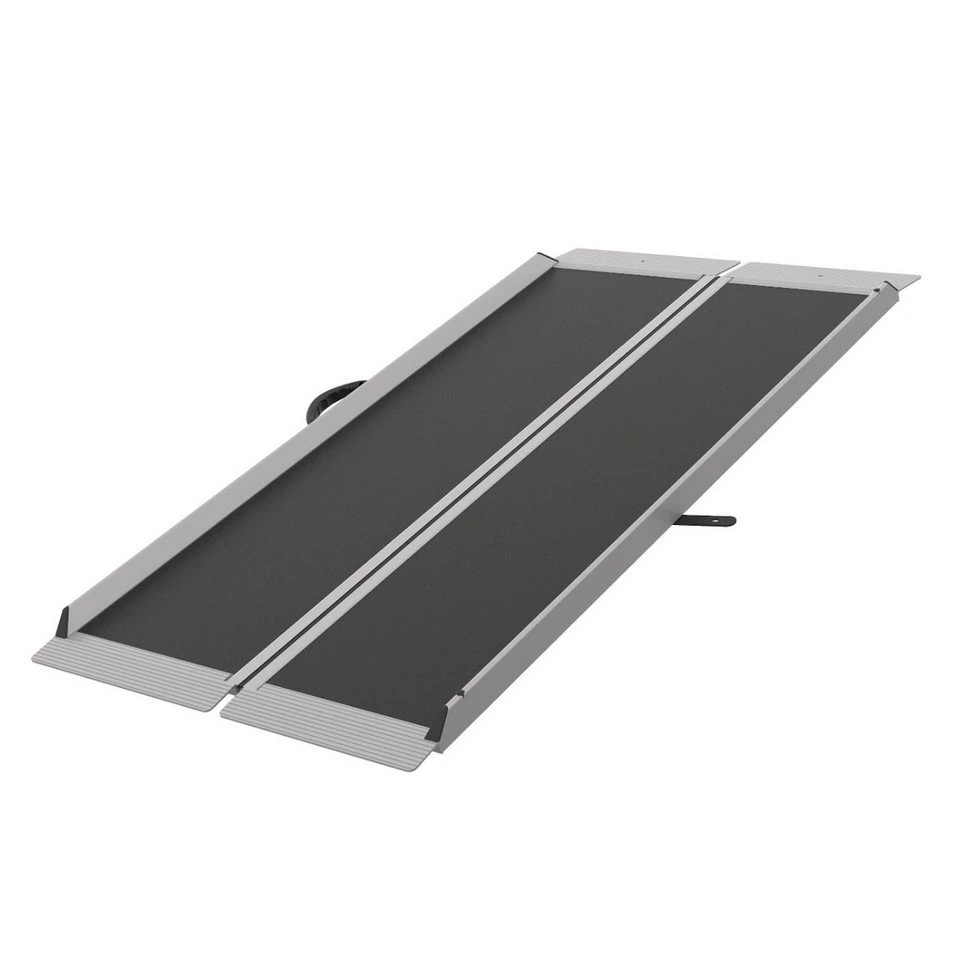 Rehasense Auffahrrampe klappbare Breitrampe Plattformrampe Aluminium-Wabenstruktur