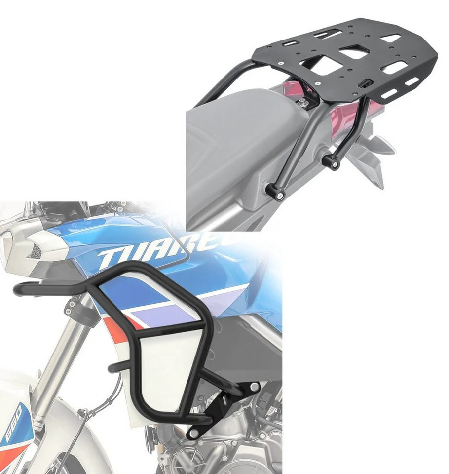 Motoguard Motor-Schutzhülle Set Sturzbügel oben Gepäckträger Aprilia Tuareg 660 22-25 TP SL