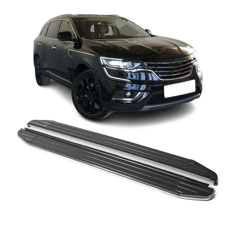 OMAC Trittbretter Renault Koleos 2017-2024 ABE Aluminium 2-teilig