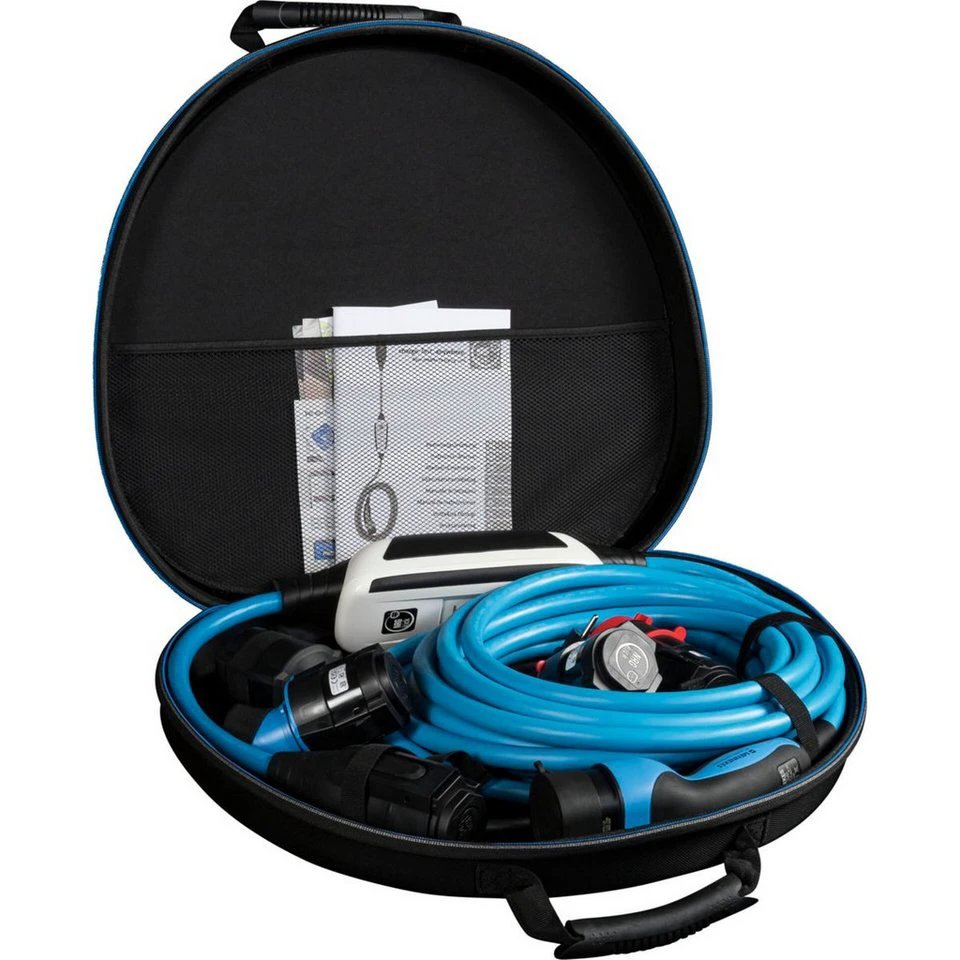 NRGkick Elektroauto-Ladestation 32A 10m Set Optimal WLAN mit Adapter und Tasche