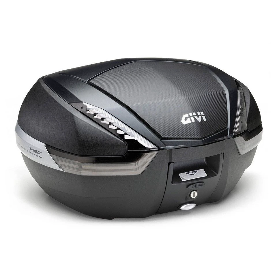 GIVI V47NNT Monokey Topcase 47 Liter eloxiertes Aluminium